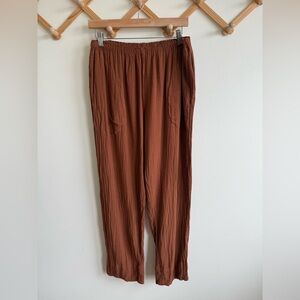 Oh My Gauze Cotton Beach Minimalist Trouser Pants